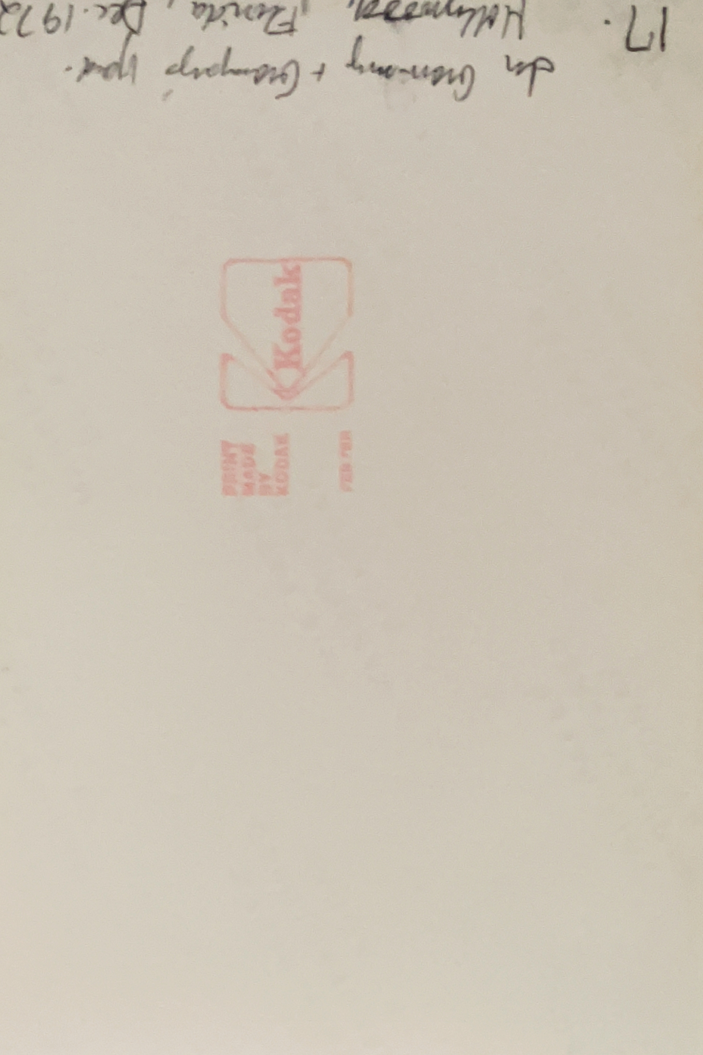 Kodak print back